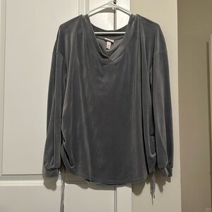 Isabel Maternity grey sweater, velvet size medium